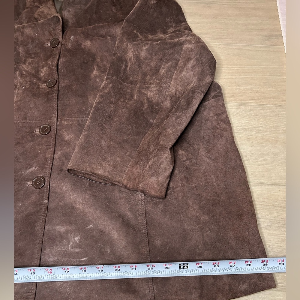 Avenue Genuine Suede Women’s Coat - Picture 6 of 6
